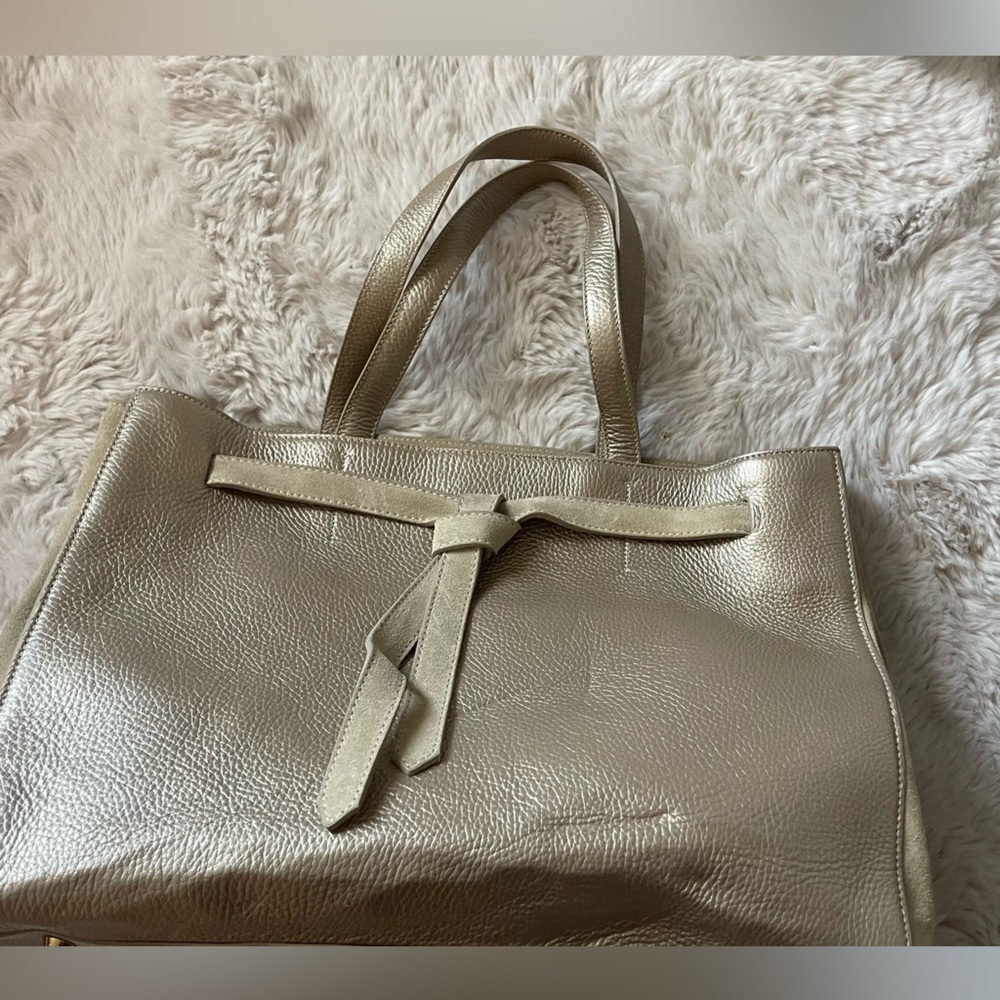 Alberta Di Canio Metallic Tote Bag - Picture 3 of 9